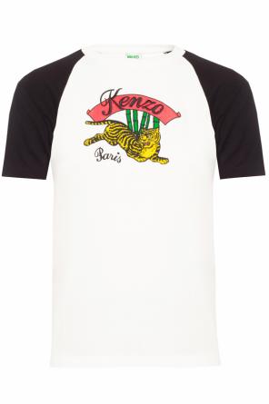T-shirt with a tiger motif and logo, zdjęcie 1 T-shirt with a tiger motif and logo od Kenzo